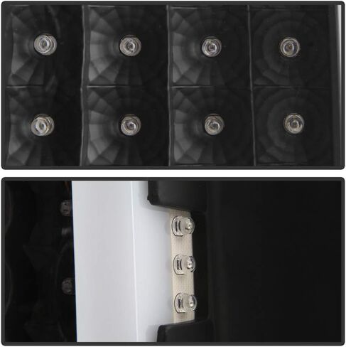 Acanii - لنموذج [مصنع LED] 2013-2018 Dodge RAM 1500 2500 3500 Black LED Tube Lights مصابيح الفرامل اليسار+اليمين in Saudi Arabia