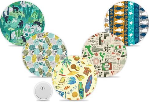 Freestyle Adhesive Patch for Libre 3, 20Pack Waterproof Libre 3 Plus Sensor Covers CGM Patch Non-Glue Central Full Cover Hypoallergenic & Latex-Free Long Stay for 15 Days in Saudi Arabia