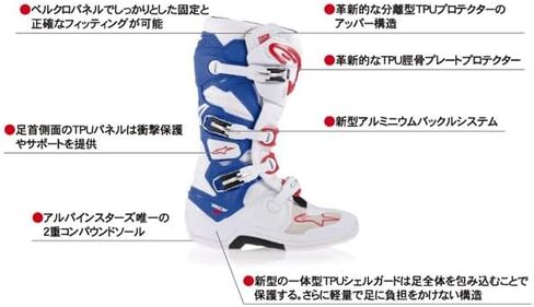 Alpinestars Men's Tech 7 Motocross Boot, Black, 12 in Saudi Arabia