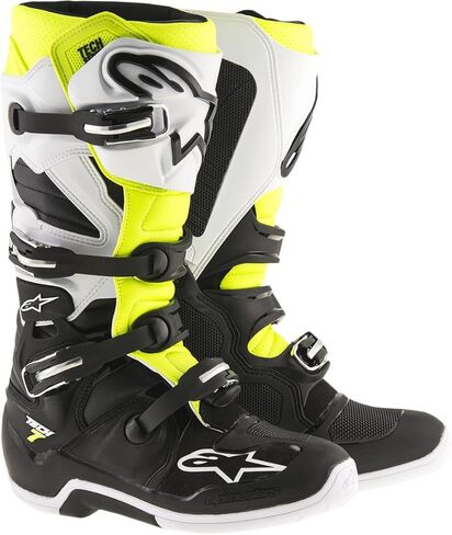 Alpinestars Men's Tech 7 Motocross Boot, Black, 12 in Saudi Arabia