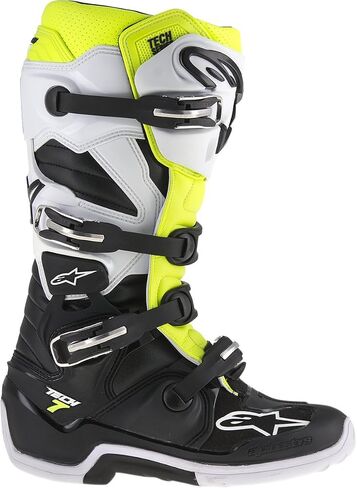 Alpinestars Men's Tech 7 Motocross Boot, Black, 12 in Saudi Arabia