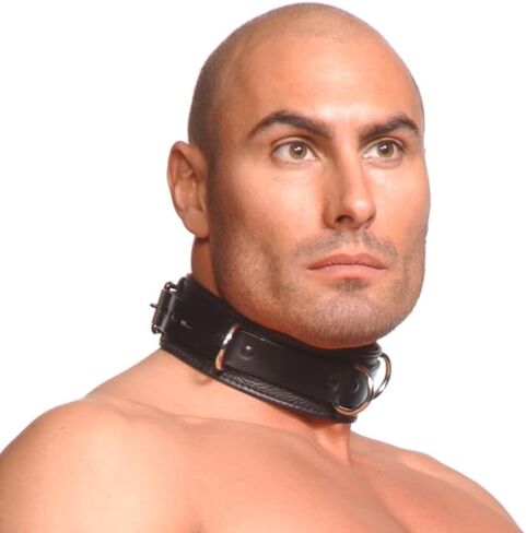 Deluxe Locking Collar, Black in Saudi Arabia