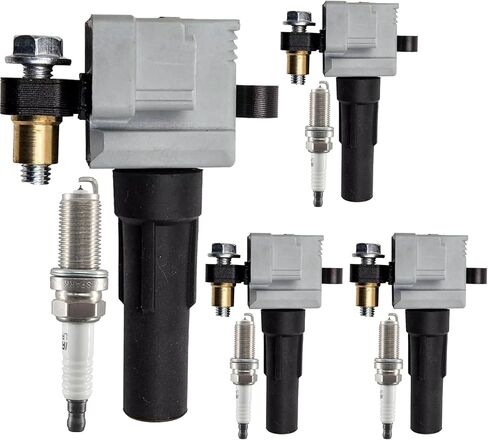 UF508 Ignition Coil Pack 22433-AA480 with Iridium Spark Plugs Set of 4 Fit for Subaru Impreza Forester 2004-2010 Legacy Outback 2005-2009 Baja 2004-2006 2.0L 2.5L H4 in Saudi Arabia