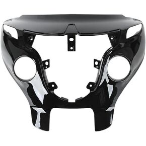 Front Outer Fairing لـ Indian for Chieftain 2014-2019 for Roadmaster 2015-2019 Dark Horse US -(Black) -(ABS Plastic) in Kuwait