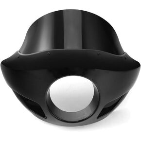 5 3/4 "المصباح الأمامي للهدية للمحركات الأمريكية الكلاسيكية لعام 2012 لـ Chopper 2013 W/Forks Black (ABS Plastic) (1) in Kuwait