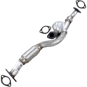 Resonator Pipe fits 2005-2008 Hyundai Tucson 2.7L | 2005-2008 Kia Sportage 2.7L | Stainless Steel | Northeastern Exhaust | Free Gaskets Included in Kuwait