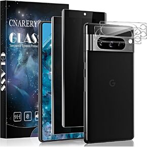 2+2 Pack Privacy Screen Protector for Google Pixel 9 Pro XL, Privacy Tempered Glass Screen Protector and Camera Lens Protector [Easy Installation] in Kuwait