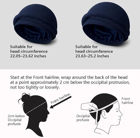 تم ترقية Durag Halo Turban للرجال والنساء ، قبعة جمجمة مسبقة ، وقبعة تساقط الشعر قبعة المبطنة الحرير ، وغطاء نوم in Saudi Arabia