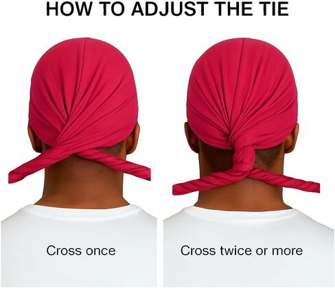 تم ترقية Durag Halo Turban للرجال والنساء ، قبعة جمجمة مسبقة ، وقبعة تساقط الشعر قبعة المبطنة الحرير ، وغطاء نوم in Saudi Arabia