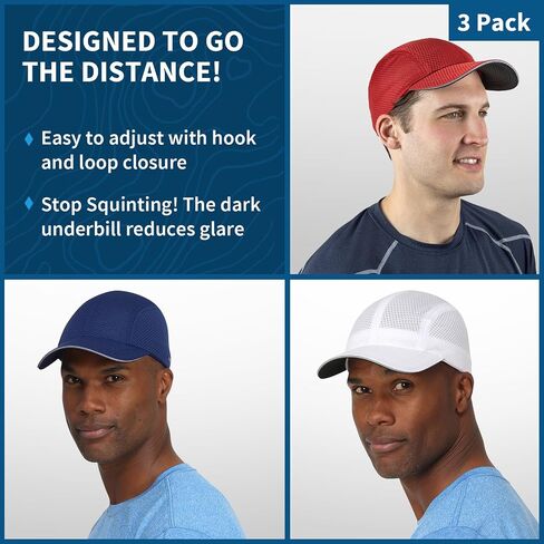 TrailHeads Men’s Winter Hat with Visor - Fleece Beanie for Men - Warm Hats for Men - Black Beanie, Running, Winter Golf in Saudi Arabia