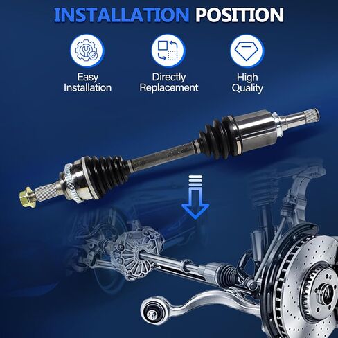 CV Axle Pront Bronit Fit FWD FIT لعام 2007-2014 Ford Edge CV Axles Ravels 3.5L V6 SE/SEL/SEL LIMITER/SEL PLUS in Saudi Arabia