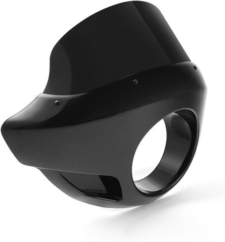 5 3/4 "المصباح الأمامي للهدية للمحركات الأمريكية الكلاسيكية لعام 2012 لـ Chopper 2013 W/Forks Black (ABS Plastic) (1) in Kuwait