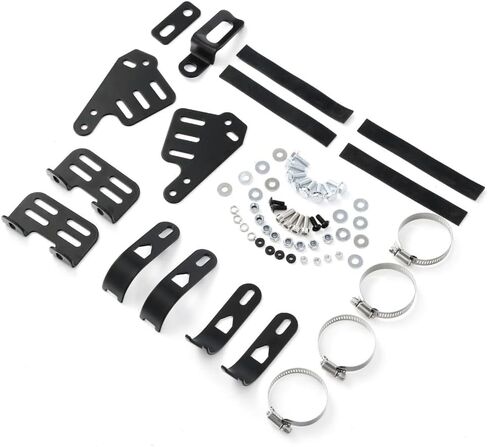 5 3/4 "المصباح الأمامي للهدية للمحركات الأمريكية الكلاسيكية لعام 2012 لـ Chopper 2013 W/Forks Black (ABS Plastic) (1) in Kuwait