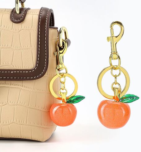 Cute Apple Charms Keychain Y2K Fruit Key Ring for Women for Car Keys Holder Bag Purse in Kuwait