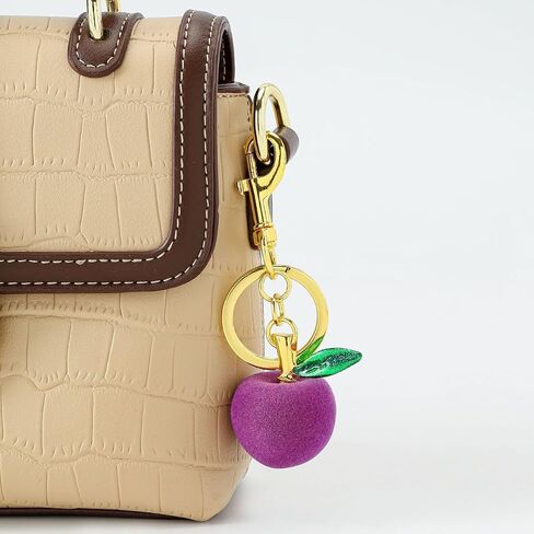 Cute Apple Charms Keychain Y2K Fruit Key Ring for Women for Car Keys Holder Bag Purse in Kuwait