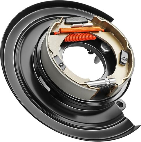 926270 Rear Loaded Parking Brake Backing Plate Assembly, Fit for Ford F-250 1999, F-250 Super Duty 1999-2004, F-350 Super Duty 1999-2004, Excursion 2000-2005, OE 926-270, 4C3Z2209AA, YC3Z2209CA in Kuwait