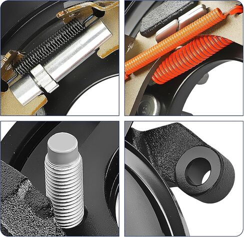 926270 Rear Loaded Parking Brake Backing Plate Assembly, Fit for Ford F-250 1999, F-250 Super Duty 1999-2004, F-350 Super Duty 1999-2004, Excursion 2000-2005, OE 926-270, 4C3Z2209AA, YC3Z2209CA in Kuwait