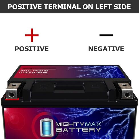 Mighty Max Battery 12V 18Ah Replacement Battery Compatible with Weize YTX20-BS in Saudi Arabia