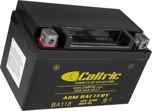 بطارية AGM Caltric متوافقة مع Kawasaki Klx230 ABS S SM 2020 2021 2022 2023 / 12V 6AH CCA 95 / YTX7A-BS in Saudi Arabia