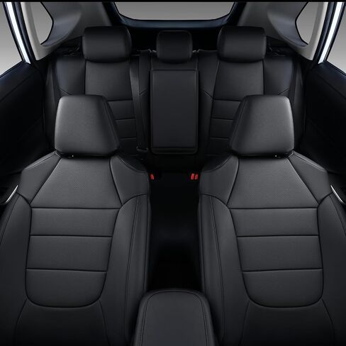 RAV4 Seat Covers, Custom Fit Toyota RAV4 2019 2020 2021 2022 2023 2024 2025, Full Covered Vehicle Accessories Fit for RAV 4 LE, XLE, XLE Premium, Limited - Black in Kuwait