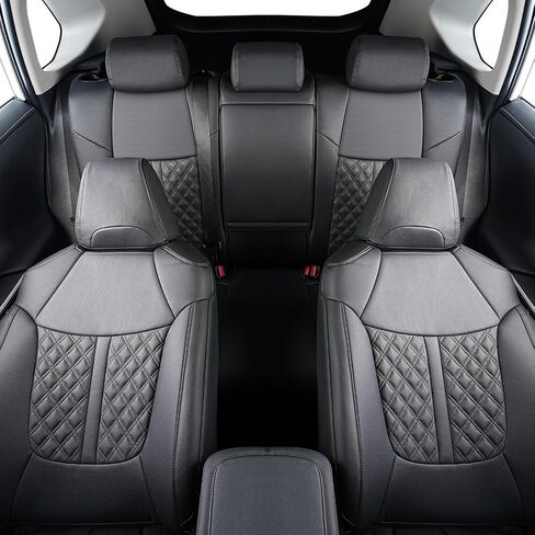 RAV4 Seat Covers, Custom Fit Toyota RAV4 2019 2020 2021 2022 2023 2024 2025, Full Covered Vehicle Accessories Fit for RAV 4 LE, XLE, XLE Premium, Limited - Black in Kuwait
