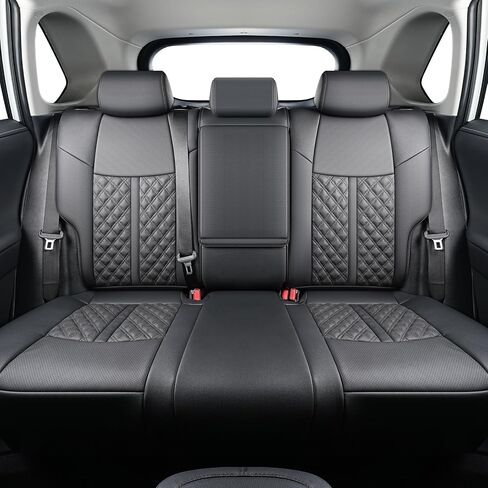 RAV4 Seat Covers, Custom Fit Toyota RAV4 2019 2020 2021 2022 2023 2024 2025, Full Covered Vehicle Accessories Fit for RAV 4 LE, XLE, XLE Premium, Limited - Black in Kuwait