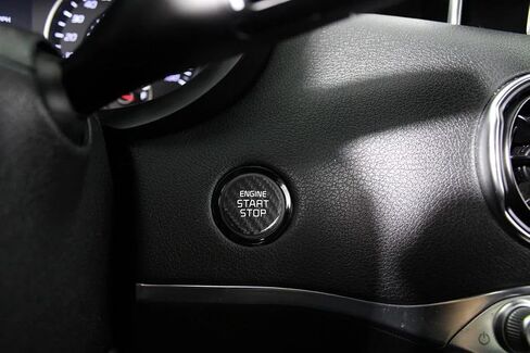 iJDMTOY KDM GT-Line Style Sports Red Real Carbon Fiber Keyless Engine Start/Stop Push Starter Button Cover Compatible with Kia 2018-2023 K8 Stinger, 2021-up K5 Optima in Saudi Arabia