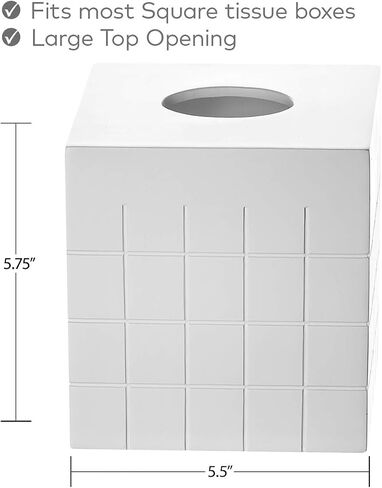 Creative Scents White Small Bathroom Trash Can - Small Waste Basket for Bathroom - Space Friendly Wastebasket Bin for Bathroom, Powder Room, Bedroom Or Living Room (Polar Collection) in Saudi Arabia