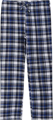 Latuza Men's 34''/36'' Inseam Tall Flannel Pajama Pants Cotton Plaid Lounge Pants in Saudi Arabia