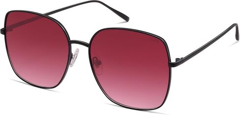 SOJOS Trendy Eversive Square Metal Frame نظارات شمسية للنساء رجال Retro Big Flat Protect UV Protections SJ1146 in Kuwait