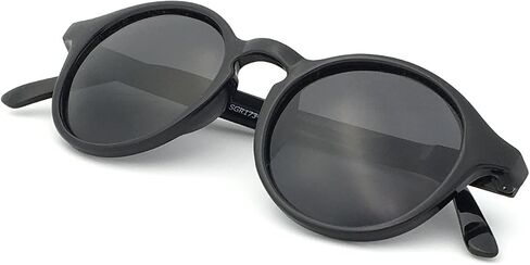 J+S Hali Small Round Polarized Sunglasses for Women Men | Spring Hinge Frame | Polarized 100% UV 400 | Medium-Small Fit in Saudi Arabia