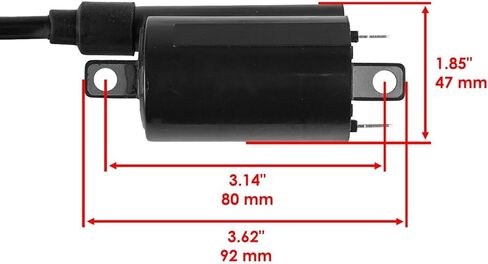 Caltric Ignition Coil W/Spark Plug Boot Cap متوافق مع Honda Rincon 680 TRX680FA 4X4 2006 2007 2008 2008 2010 2012 2013 2014 in Saudi Arabia