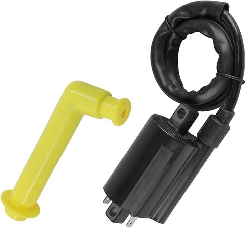 Caltric Ignition Coil W/Spark Plug Boot Cap متوافق مع Honda Rincon 680 TRX680FA 4X4 2006 2007 2008 2008 2010 2012 2013 2014 in Saudi Arabia