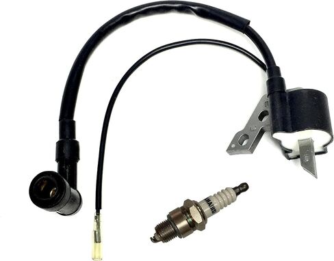 Ignition Coil and Spark Plug For Predator 79CC 99CC Gas Engine 1" Water Pump For WEN 1800W For Champion For UST 1200W 1350W Generator For Coleman Powersports CK100-S CT100U CC100X GoKart MiniBike in Saudi Arabia