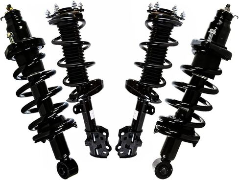 Autoshack الأمامية والخلفية الكاملة دعامات لفائف Coil Coil Set من 4 بديل لعام 2007-2011 هوندا CR-V 2.4L 4WD FWD SUSPPKG02119 in Saudi Arabia