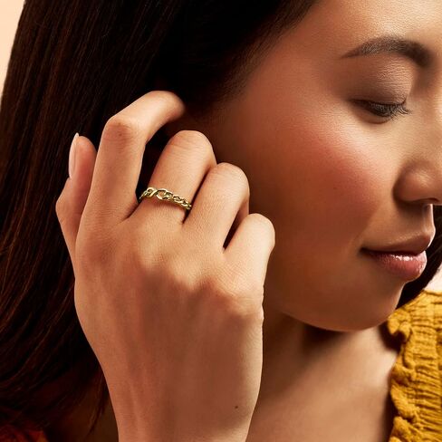 Ross-Simons Pure Collection Italian 14kt inding gold infinity Symbol ring. حجم 8 in Saudi Arabia