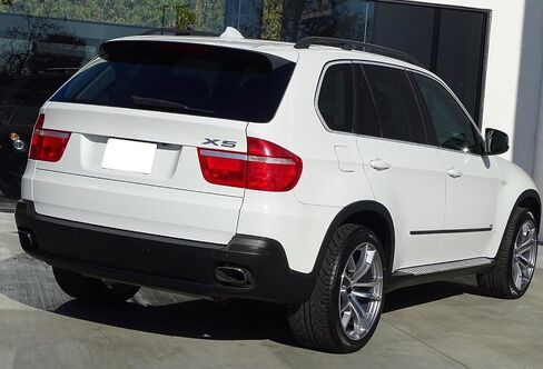 iJDMTOY Smoked Lens Rear Bumper Reflector Replacements Compatible With 2007-2010 BMW E70 X5, OE-Spec LH RH Assembly in Saudi Arabia