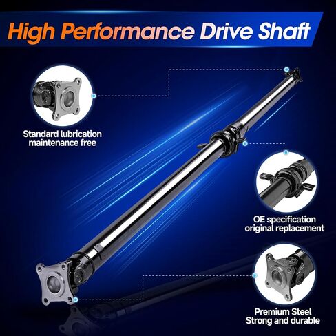 Rear Drive Shaft Prop Shaft Driveshaft Assembly Fit for Acura MDX 2003-2006 3.5L AWD, for Honda Pilot 2006-2008 3.5L AWD, Replace# 40100S3VA22, 65-4004 in Saudi Arabia