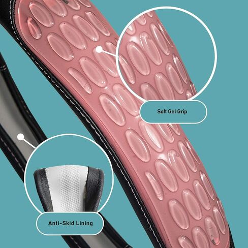 مجموعة FH Group Universal Fit Ultra Grip Silicone و Cover Wheel Leather Wheel Cover Tovel in Saudi Arabia