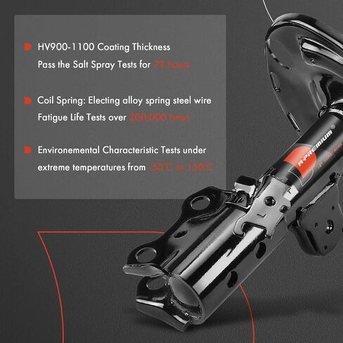A-Premium Front Pair (2) Shock Absorber Compatible with Toyota Prius V 2012-2017 & Scion tC 2011-2016, Driver and Passenger Side in Saudi Arabia