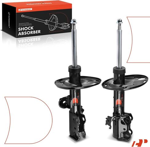 A-Premium Front Pair (2) Shock Absorber Compatible with Toyota Prius V 2012-2017 & Scion tC 2011-2016, Driver and Passenger Side in Saudi Arabia