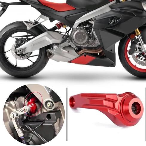 حامل دعم مثبتات Shift Black Gear ، وهو استبدال دعم ذراع سبيكة الألومنيوم متوافق مع Aprilia RS660 2020-2022 1pc in Saudi Arabia