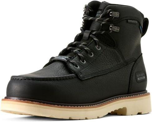 ARIAT Men's Rebar Lift 6" Waterproof Composite Toe Work Boot, Black, 12 Wide in Saudi Arabia