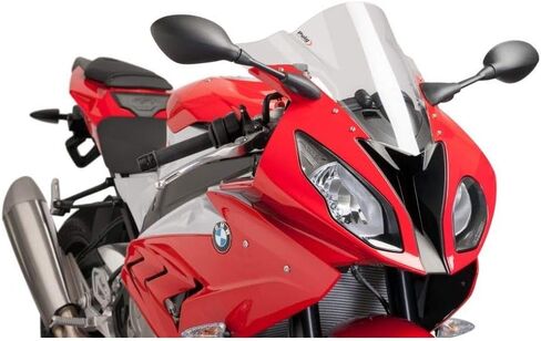 Puig Racing Windscreen (3mm) (Clear) Compatible with 15-18 BMW S1000RR in Saudi Arabia