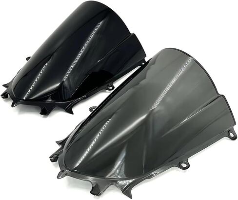 لـ YZF-R7 YZF R7 2025 2024 2023 2022-2017 ، تعديل الزجاج الأمامي المنافس الزجاجي الزجاجي المتزايد من الزجاج الأمامي المنحرف الزجاجي الأسود (الرمادي) in Kuwait