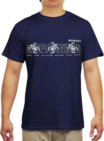 Hawaii Short Sleeve Dry-Fit Active Men's T-Shirt in Kuwait