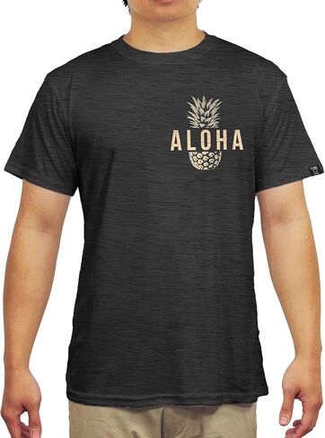 Hawaii Short Sleeve Dry-Fit Active Men's T-Shirt in Kuwait