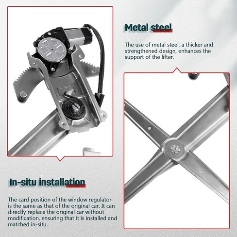 FINDAUTO Power Window Regulator Front Right Passenger Side fit for 1994-2001 for Dodge for Ram 1500 741-752 Window Regulator and Motor Assembly with Motor in Saudi Arabia
