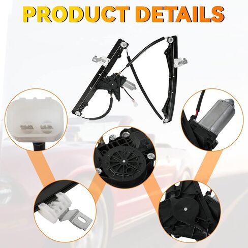 جديد 1pc راكب الأمامي (يمين) منظم نافذة الطاقة الجانبية مع مجموعة محرك متوافقة مع 02-10 Explorer 4 أبواب 07-10 Explorer Sport Trac 02-10 Mountaineer 03-05 Aviator in Saudi Arabia