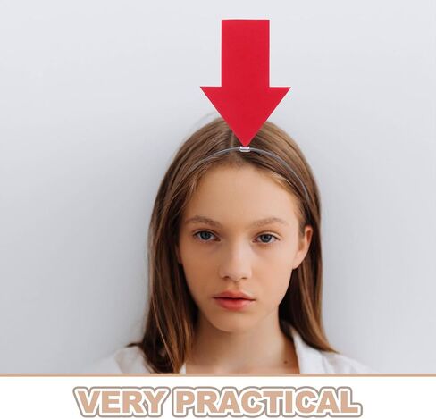 Garneck 4pcs عصابات الأسهم المرح مع وضع علامة على علامة تعجب علامة القلوب لحفلات الكرنفال في هالوين ومقصورات الصور الإكسسوارات المضحكة in Kuwait